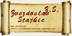 Zvezdoslav Stajkić vizit kartica